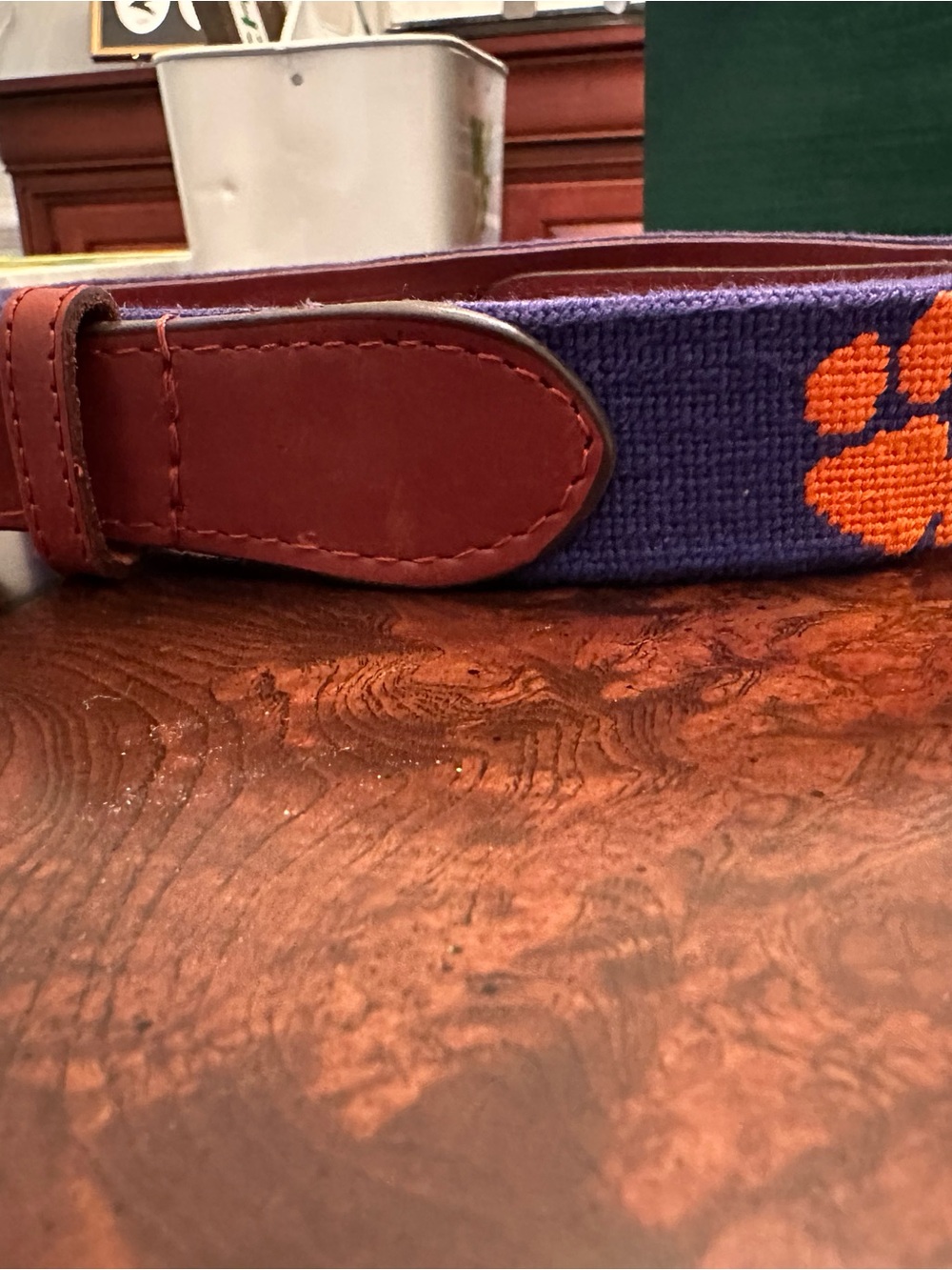 Clemson Smathers and Branson belt, size 36